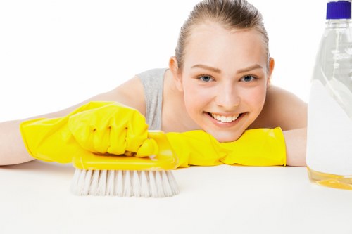 Cleaning kitchen surfaces after builders in Bermondsey
