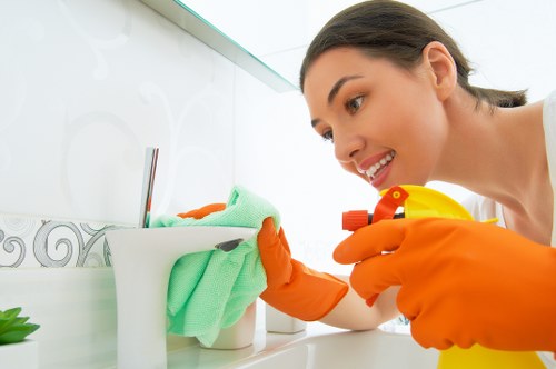 Charity partnership and reuse-focused cleaning operations in Bermondsey